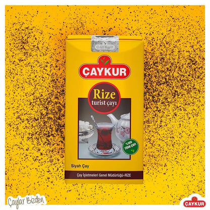 ÇAYKUR Rize Turist Black Tea, Authentic Turkish Loose Leaf Tea, Rich Aroma & Smooth Taste, Daily Rituals & Breakfast tea