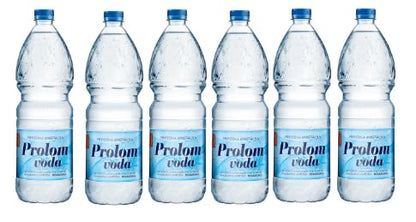 Prolom Natural Mineral Water, 1.5 Liter Bottles, Pack of 6