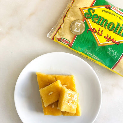 Ziyad Semolina Wheat, Smeed, Semolina Flour, Perfect for Stews, Soups, Gravy, Baking Breads, Biscuits, Pizza Crust with Low Fat, High Protein, High Fiber