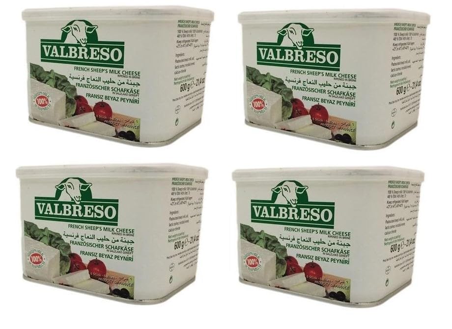 Valbreso French Feta Cheese (Pack of 4)
