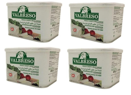Valbreso French Feta Cheese (Pack of 4)