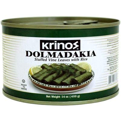 Krinos, Dolmas Stuffed Grape Leaves with Rice, Mediterranean Herbs in Sunflower Oil – Super Tasty Ready to Eat Vegan Rolls - Traditional Turkish Recipe – Dolmades Can (3)