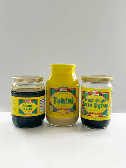 Ziyad Brand Tahini Sesame Paste, No Additives, No Preservatives, Perfect for Pita Bread, Meat, Vegetables and More! 16oz