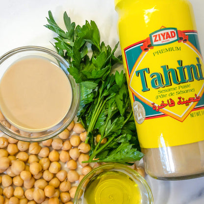 Ziyad Brand Tahini Sesame Paste, No Additives, No Preservatives, Perfect for Pita Bread, Meat, Vegetables and More!