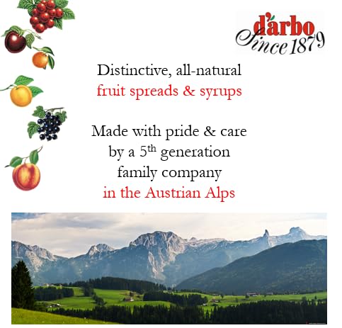 D’arbo Orange Fruit Spread, 16 oz (454 g) | All-Natural Austrian Marmalade | Made with Real Oranges | No Artificial Colors or Preservatives