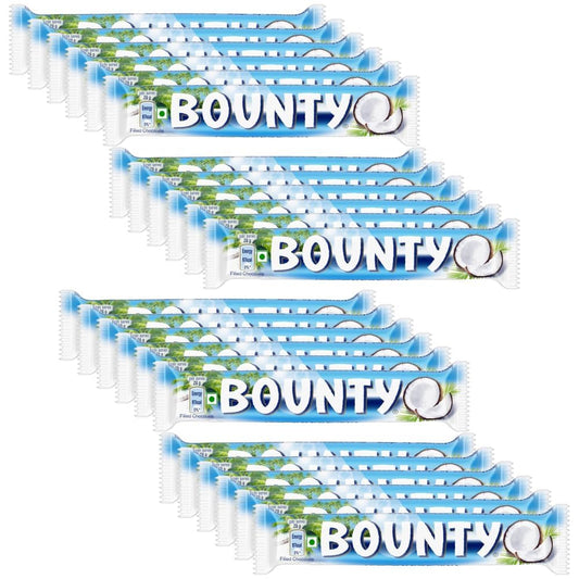 Bounty Bar Milk Chocolate Covered Coconut By Mars, (24-57gram Bars Per Box)