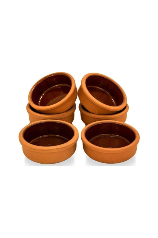 Sonmez Clay Bowl for Ovenproof (4 in1.3in) Round 6 pcs Sutlac Comlek