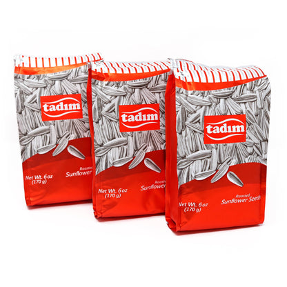 Tadim Sunflower Seeds 170 Gr / 6 Oz (Salted, Pack of 3)