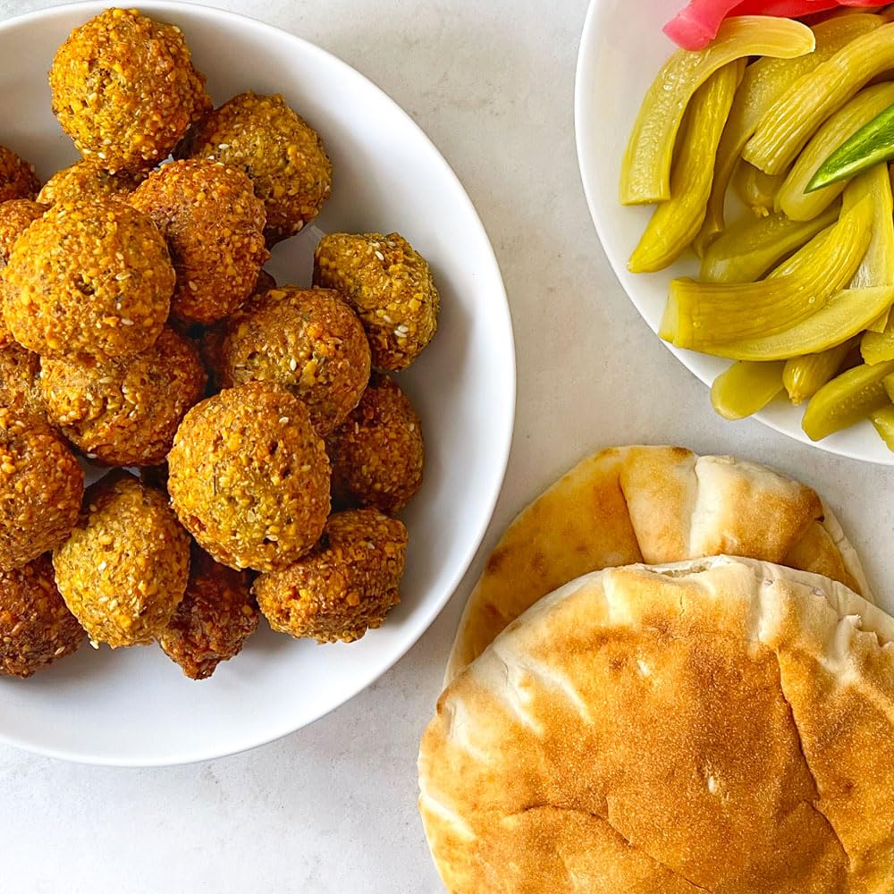 Ziyad Falafel Dry Mix, Gluten-Free, Vegan, Non-GMO, No Additives, No Preservatives, Great for Making Veggie Burgers and Snacks