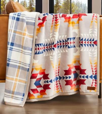 Pendleton Reversible Plush Throw - 50" x 70"