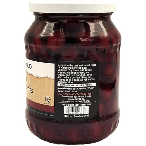 Marco Polo Pitted Sour Cherries, 24 oz