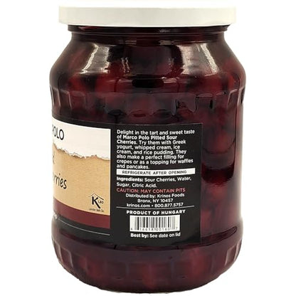 Marco Polo Pitted Sour Cherries, 24 oz