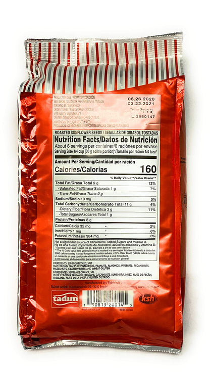 Tadim Salted Sunflower Seeds 12 oz Pack of 4 From Germany