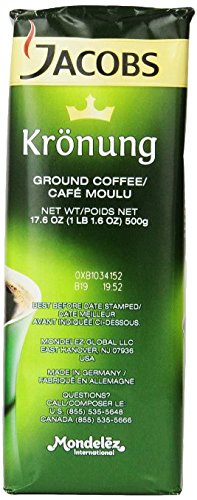 Jacobs Kronung Ground Coffee 500 Gram / 17.6 Ounce (Pack of 1)
