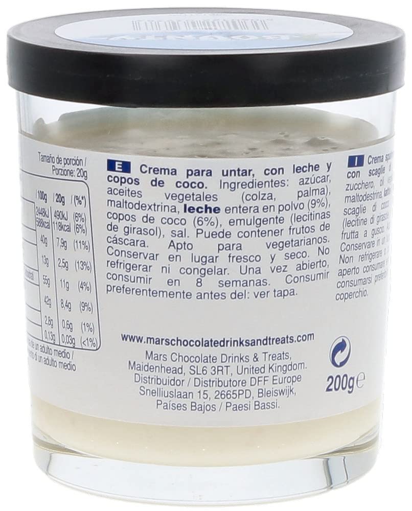 Bounty Milk Spread with Coconut Flakes 200g