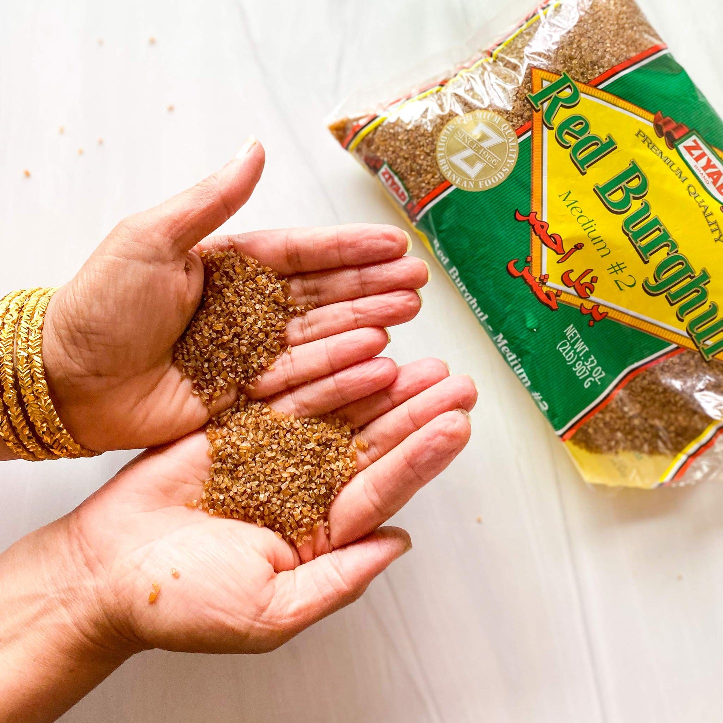 Ziyad Cracked Wheat Bulgur – Fiber-Rich Whole Grain, Nutty Flavor & Chewy Texture – Ideal for Tabbouleh, Kibbeh, Curries, Soups & Salads – Easy 30-Minute Prep, Vegan
