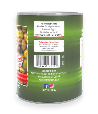 Tazah Spicy Cracked Olives (6.6 Pound)