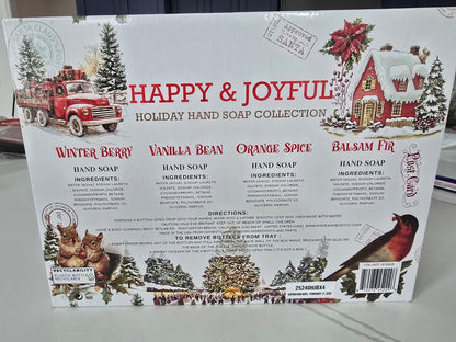 Happy and Joyful Handsoap Christmas Collection