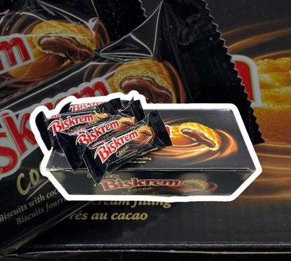 Biskrem Cocoa[Biscuits With Cocoa Cream Filling][Pack of 24]