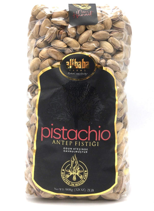 Alibaba Antep Pistachio 2lb (Turkish Antep Fistigi) Wood Fire Roasted & Light Salted (2)