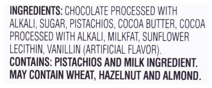 Nestle Damak Dark Chocolate with Pistachios, 2.46 Ounce