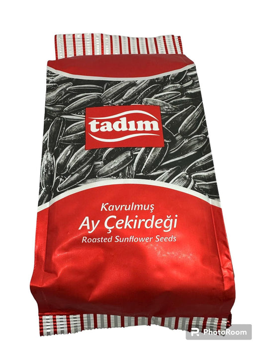 Tadim Sunflower Seeds Organic Original Salted Jumbo (LESS SALTY, Pack of 2 12.6 Oz)