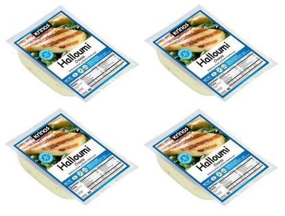 Cyprus Halloumi Cheese, Mixed (sheep’s, goat’s and cow’s) Milk Blend, 8 oz, Pack of 4