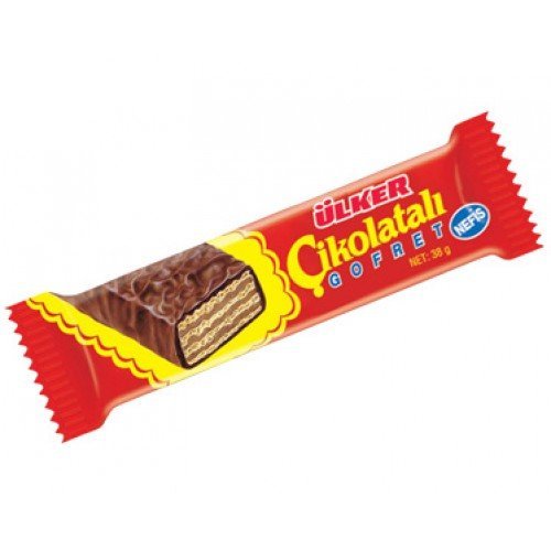 Ulker - Cikolatali Gofret - Lot of 36 - Chocolate Wafers - SET OF 2