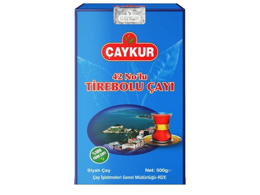 ÇAYKUR Tirebolu 42 Turkish Black Tea, Loose Leaf, Strong Aromatic Flavor, Premium Traditional Breakfast Tea