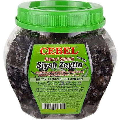 Cebel - Turkish Black Olives, 24.6oz (700g) S