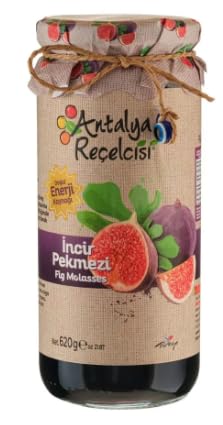 AntalyaRecelcisi Fig Molasses 21.8oz (620g) in Glass Jar (Incir Pekmezi)
