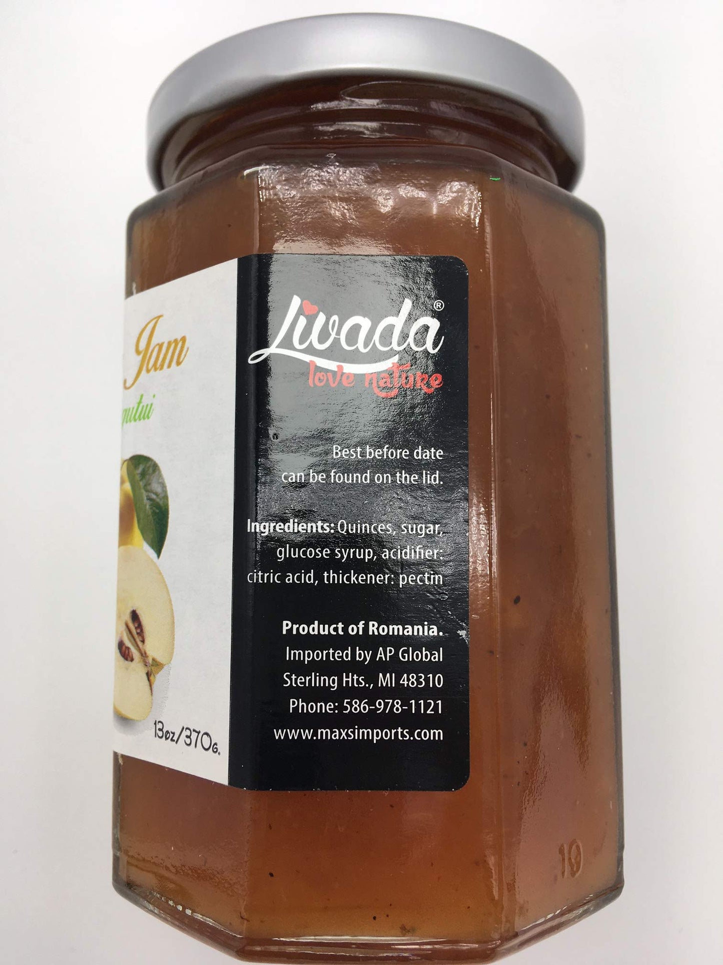 Livada Romanian Quince Jam ( Gem de Gutui ) 13oz (370 g) pack of 2