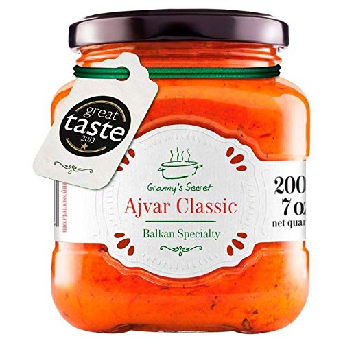 Granny's Secret Ajvar Mild Roasted Red Pepper Spread 200g
