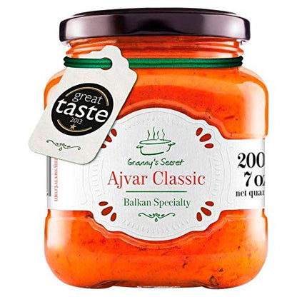 Granny's Secret Ajvar Mild Roasted Red Pepper Spread 200g