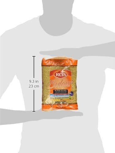 Reis Coarse Bulgur, Wheat Berries, Bulgur Wheat for Pilafs, Meals & Soups, Healthy Pantry Staples, Turkish Grocery Foods, High Fiber & Protein Cereal, Whole Grain Bag, Vegan, Halal