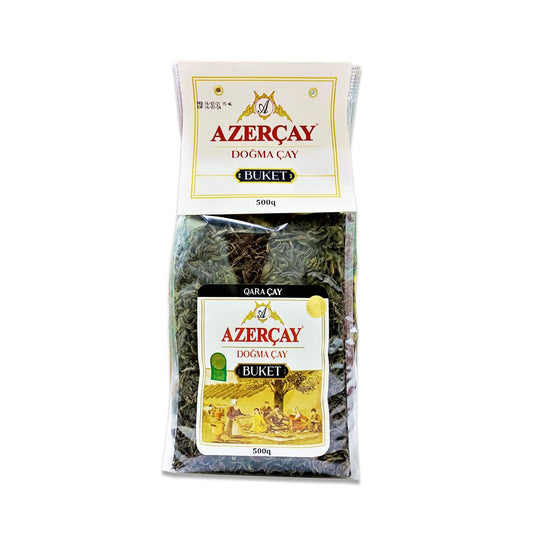 Azercay Black Tea Pekoe Buket 500 G 17 OZ Loose Azerbaijanian Traditional Tea
