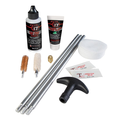 Thompson Center T17 Pro Hunter Accessory Kit and Muzzleloader Cleaning Kits with Bore Cleaner, Breech Plug Grease, Jag, and Round Cleaning Patches for Muzzleloader and Black Powder Rifle Maintenance