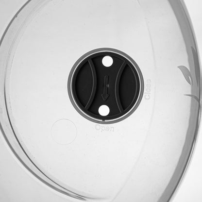 PlastArt 11.22 Inch Microwave Food Splatter Cover Lid with Steam Vent, Clear, BPA-Free