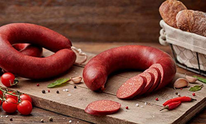 Halal Zabiha Beef Sausage, 1 LB (Afyon Sucuk)