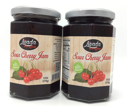 Livada Sour Cherry Jam 13oz (370g) (2)