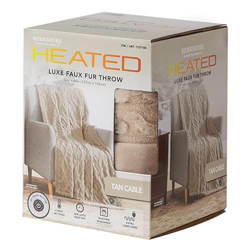 Berkshire Life Heated Throw 1727183 designed in new england