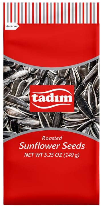 Tadimm Salted and Extra Salted Sunflower Seeds, Each 10.5 oz (300g), Total Pack of 2, From Germany