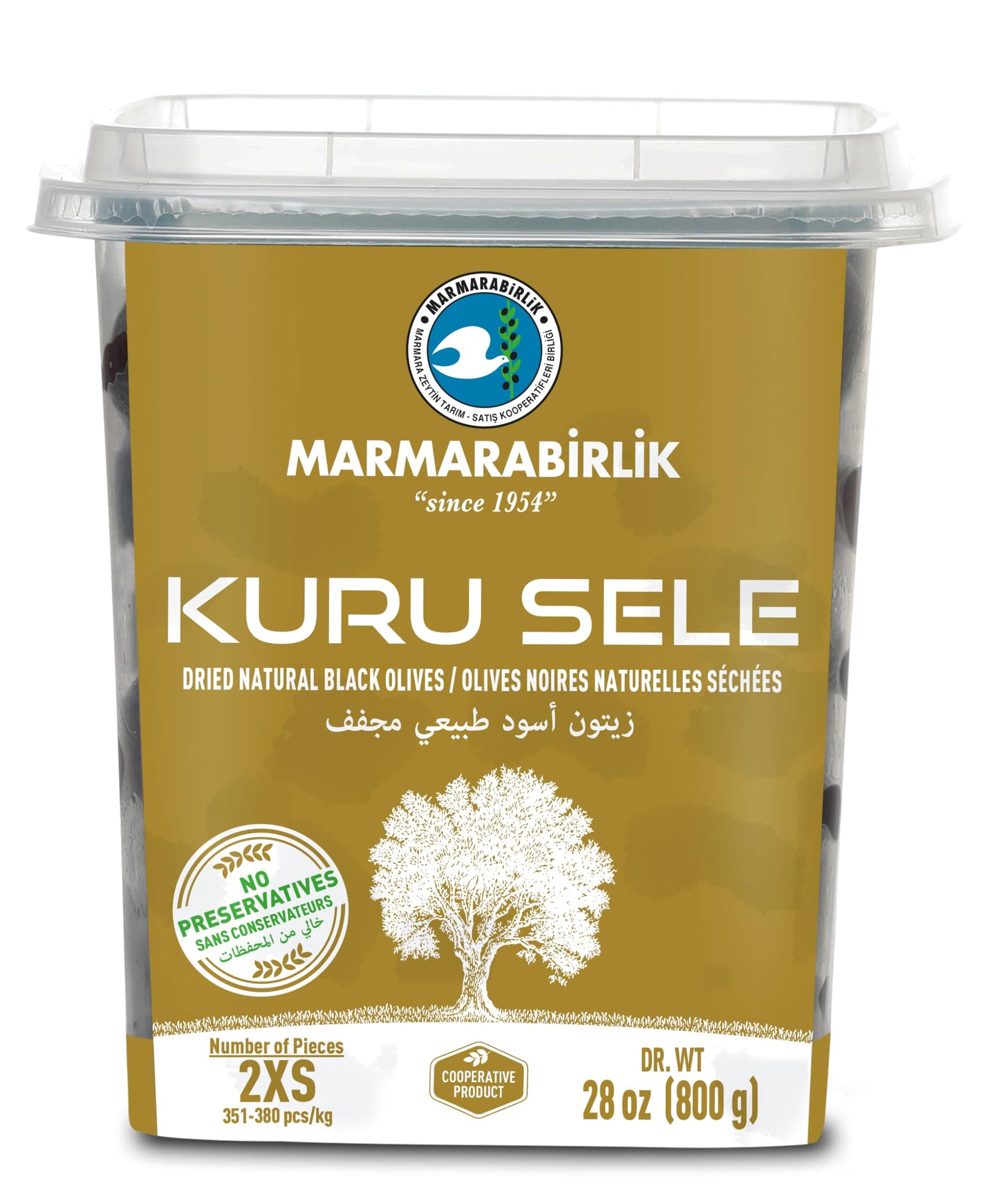 Marmarabirlik Dry Cured Black Olives, Turkish Dried Natural Olives, Gourmet Mediterranean Flavor, Perfect for Salads, Mezze & Breakfast, Vegan, Kosher, Halal, Snack Packs