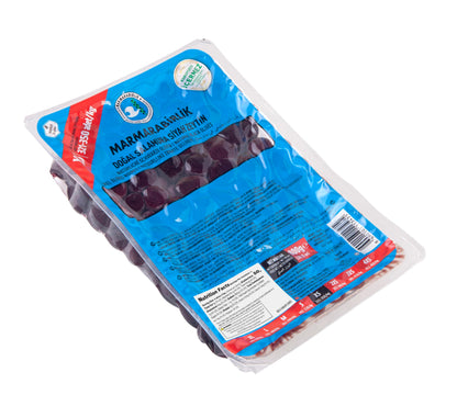 Marmarabirlik Black Olives, Natural Mediterranean Pickled Olive, Healthy Snacks for Salads & Mezze, Platter of Fresh Food, Vegan, Kosher, Halal, Olives Individual Packs, 28.2oz (800g)