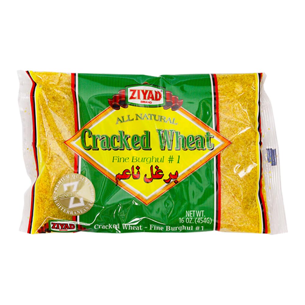 Ziyad Wheat Bulgur – Fiber-Rich Whole Grain, Nutty Flavor & Chewy Texture – Ideal for Tabbouleh, Kibbeh, Curries, Soups & Salads – Easy 30-Minute Prep, Vegan