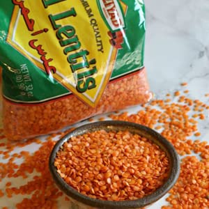 Ziyad Red Lentils, Superfood, Ancient Grains, No Additives, No Preservatives, Great Source of Protein