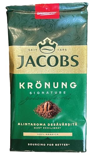Jacobs Kronung Ground Coffee 500 Gram / 17.6 Ounce (Pack of 4)