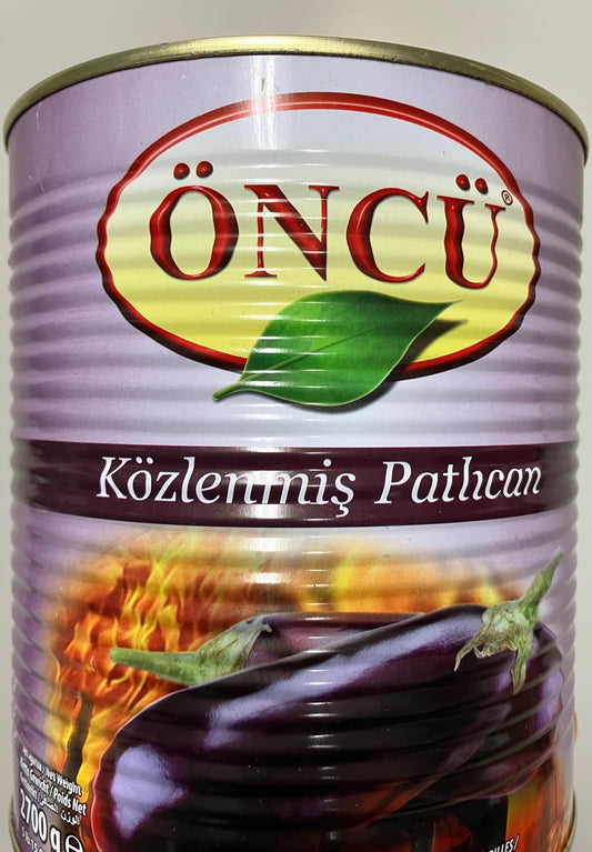 Oncu Roasted Eggplant 5lb15oz Ready-to-Eat Vegan Smokey Flavour Superb Dip Spread Perfect for Baba Ganoush