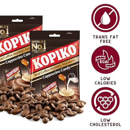 Kopiko Cappuccino Candy 4.23 Oz  2 Packs