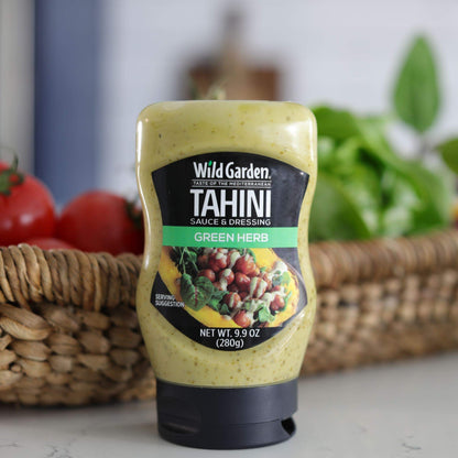 Wild Garden Easy Squeeze, Garlic Aioli, Green Herb Tahini